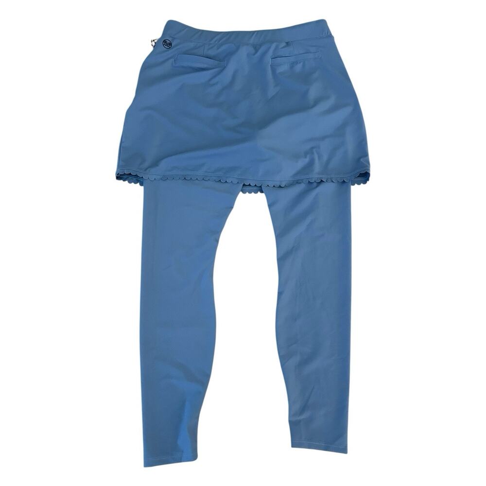 RNWK Renwick Scallop Skirted Legging Pickleball Blue Size L NWT